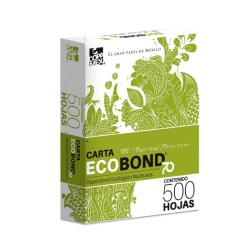 Caja de Papel Reciclado Ecobond Carta 75 gr 10/500 Hojas 63463