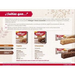 BARRAS DE GRANOS ANCESTRALES AMARANTO QUINOA CAJETA KELLOGGS 1/26  635896
