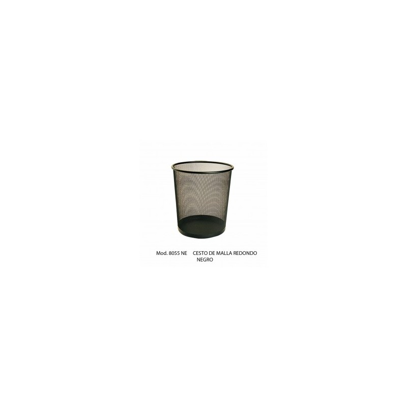BOTE DE BASURA SABLON MALLA REDONDO 1/12.5L 8055 NE