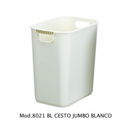 BOTE DE BASURA SABLON JUMBO RECTANGULAR 1/26 L 8021 BL