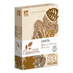 Paquete de Papel Reciclado Capuccino Copamex Carta 75 gr 1/500 Hojas 45742