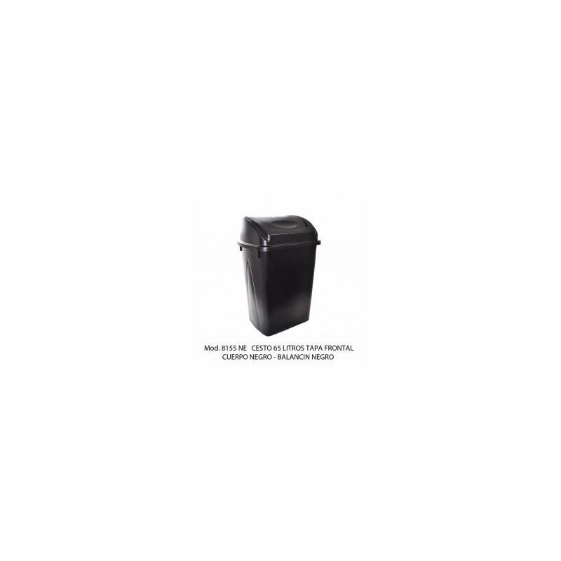 BOTE DE BASURA SABLON  CON BALANCIN 1/65L 08155 NE