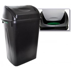 BOTE DE BASURA SABLON  CON BALANCIN 1/65L 08155 NE