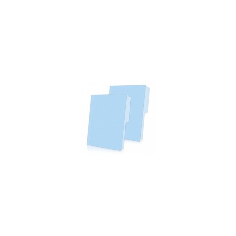 Folder Azul Tamaño Carta Oxford 100 Pzas 1/100 26537