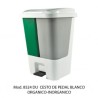BOTE DE BASURA SABLON  ORGANICO INORGANICO 1/17L 08524 DU