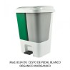 BOTE DE BASURA SABLON  ORGANICO INORGANICO 1/17L 08524 DU