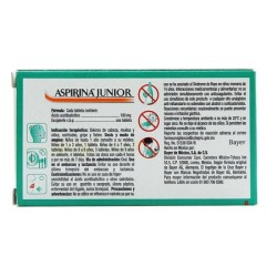 Analgésico Aspirina Junior Acido Acetilsalicilico 100 Mg  1/60 849422