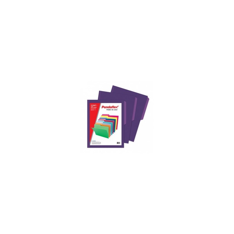 Folder Violeta Tamaño Carta Pendaflex 25 Piezas 1/25 61419