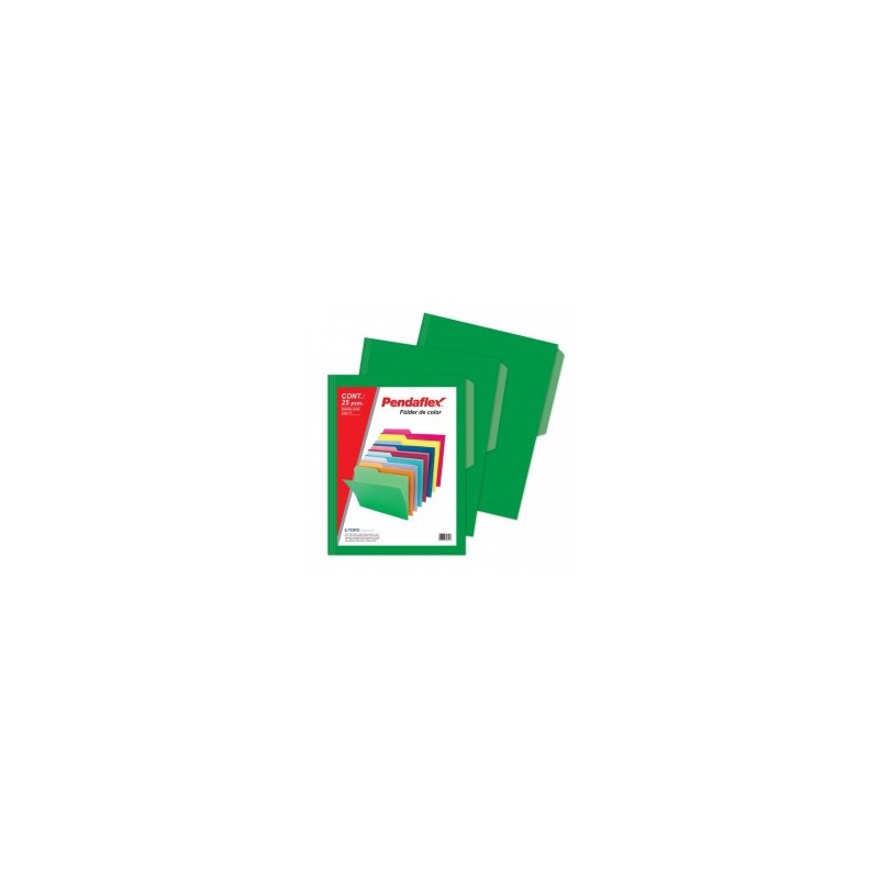 Folder Verde Tamaño Carta Pendaflex 25 Piezas 1/25 61418