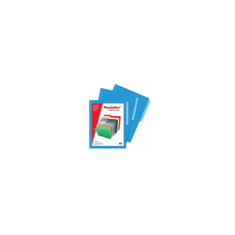 Folder Azul Intenso Tamaño Carta Pendaflex 25 Piezas 1/25 61414