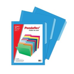 Folder Azul Intenso Tamaño Carta Pendaflex 25 Piezas 1/25 61414