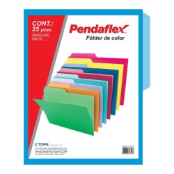 Folder Azul Intenso Tamaño Carta Pendaflex 25 Piezas 1/25 61414