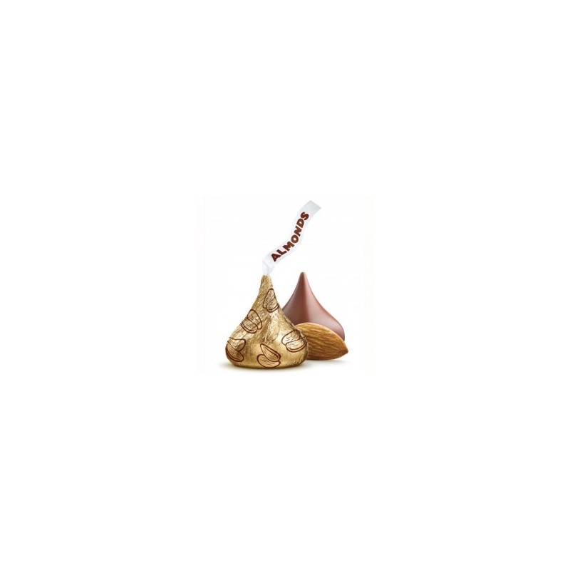 CHOCOLATES KISSES CON ALMENDRA HERSHEYS 900G 1/1 208676