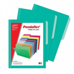Folder Acqua Tamaño Carta Pendaflex 25 Piezas 1/25 76758