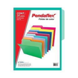Folder Acqua Tamaño Carta Pendaflex 25 Piezas 1/25 76758
