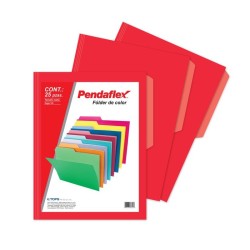 Folder Rojo Tamaño Carta Pendaflex 25 Piezas 1/25 61417