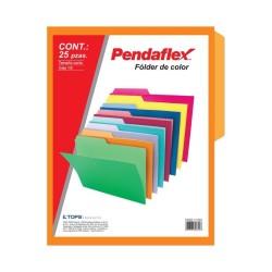 Folder Naranja Tamaño Carta Pendaflex 25 Piezas 1/25 61416