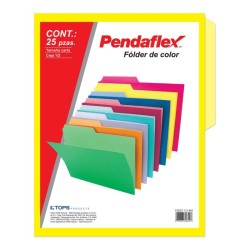Folder Amarillo Tamaño Carta Pendaflex 25 Piezas 1/25 61415