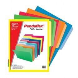 Folder Colores Tamaño Carta Pendaflex 25 Piezas 1/25 61420