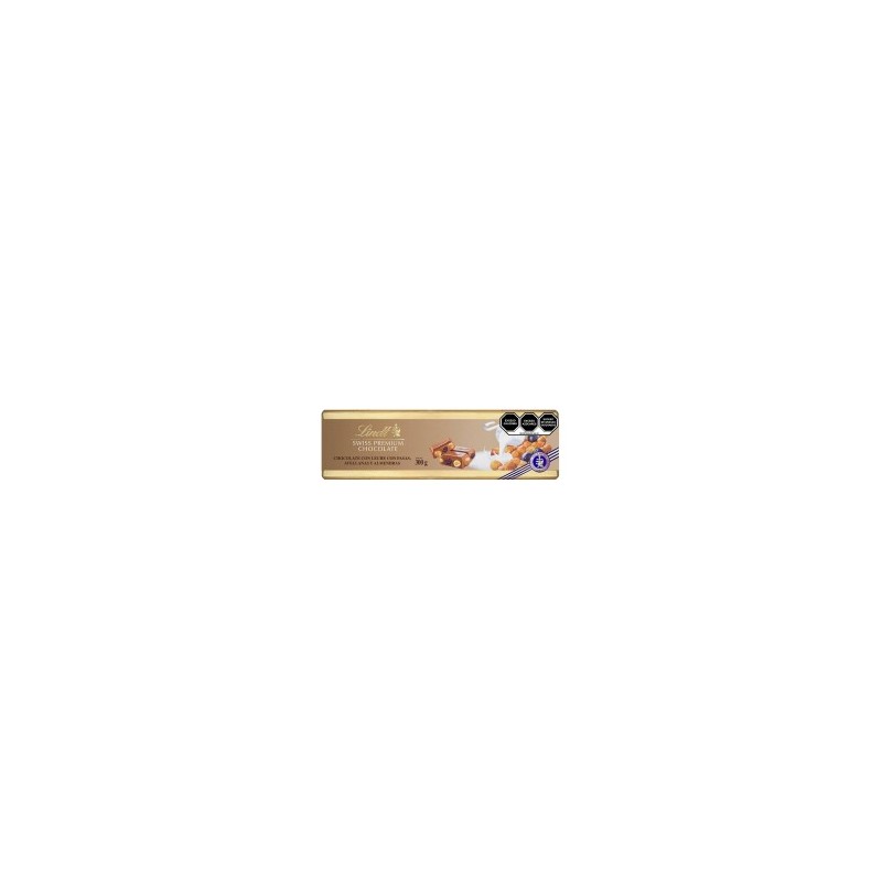 CHOCOLATES CON LECHE Y AVELLANAS LINDT SWISS 5 DE 300G 1/5 619273