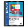 Folder Laminado Negro Carta Showfolio Oxford 5 Piezas 1/5 61435