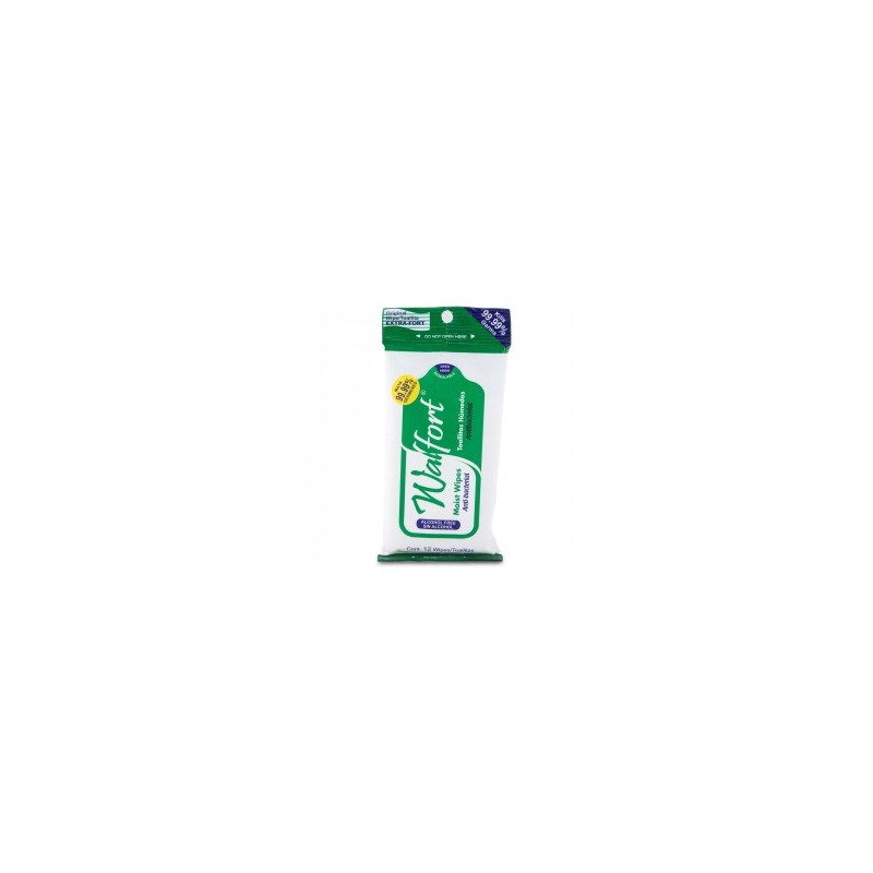 Toallitas Húmedas Walfort Antibacteriales 1/12 Piezas 460609