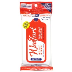Toallitas Húmedas Walfort Antibacteriales 1/12 Piezas 460609