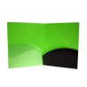 Folder Verde con Negro Carta Polipropileno Doble Solapa Oxford 1 Pieza 1/1 76744