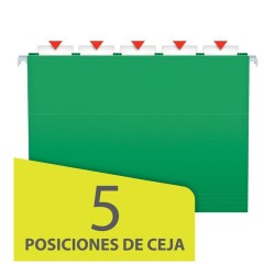Folder Colgante Verde Tamaño Carta Pendaflex 25 Piezas 1/25 61437