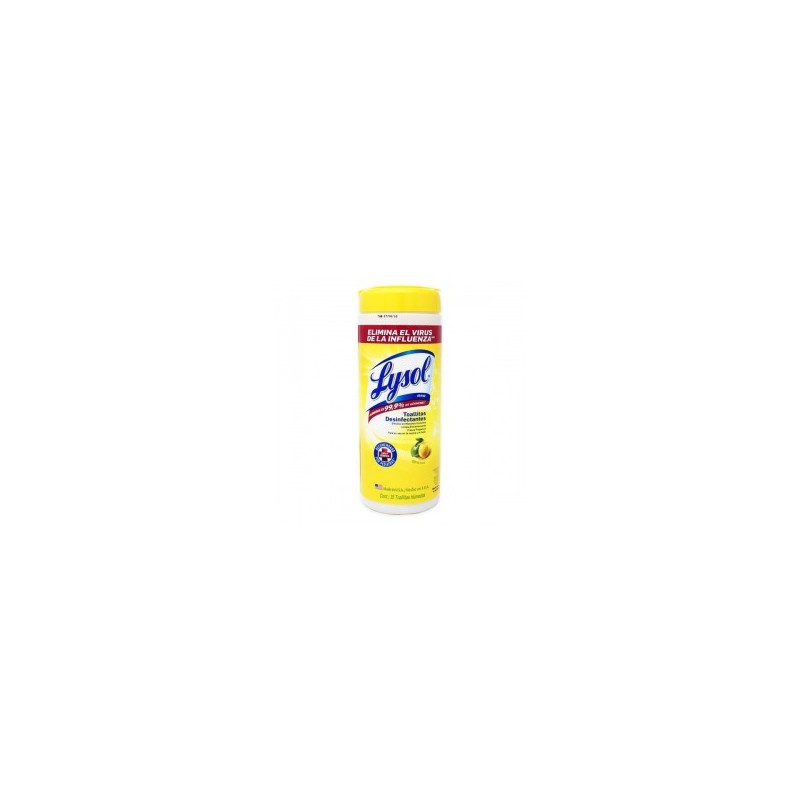TOALLITAS DESINFECTANTES LYSOL CITRUS 35 PZAS 1/1 51614