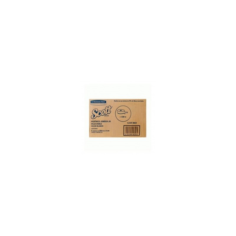 PAPEL HIGIENICO SCOTT JUMBO JR 6/250 90620