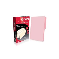 Folder Rosa Tamaño Oficio Oxford 100 Piezas 1/100 06780