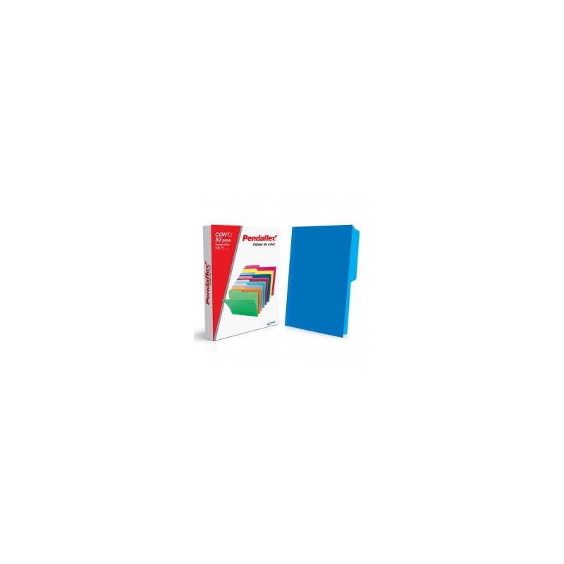 Folder Azul Tamaño Oficio Pendaflex 50 Piezas 1/50 27016