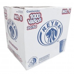 VASO PLASTICO NO.8 REYMA 20/50 080007