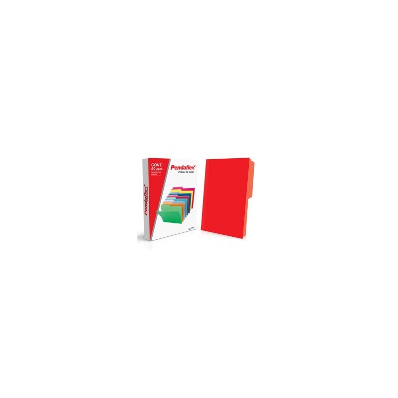 Folder Rojo Tamaño Oficio Pendaflex 50 Piezas 1/50 27017