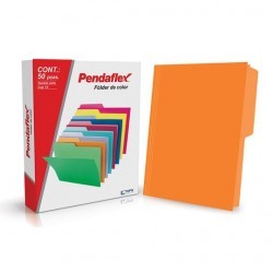 Folder Naranja Tamaño Carta Pendaflex 50 Piezas 1/50 27018