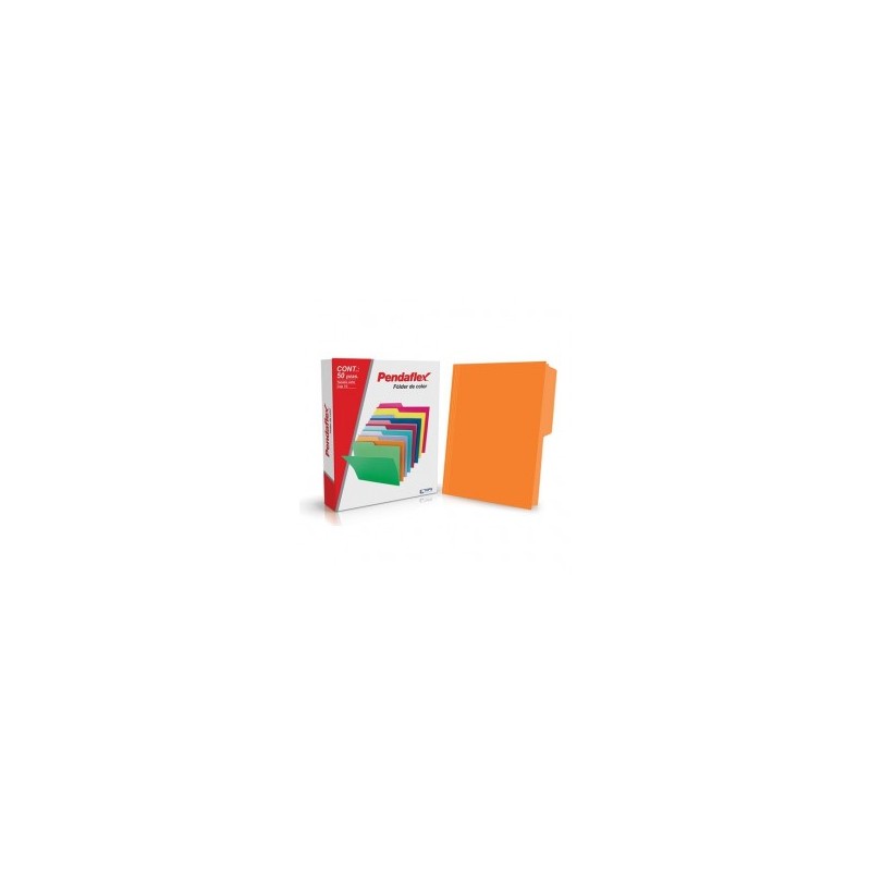 Folder Naranja Tamaño Carta Pendaflex 50 Piezas 1/50 27018