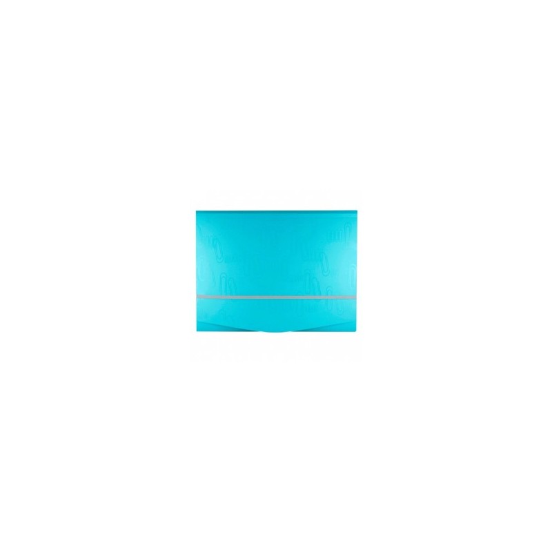 Folder Portadocumentos Polipropileno Azul Iclip Oxford 1 Pza 1/1 28731
