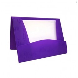 Folder Portadocumentos Polipropileno Morado Iclip Oxford 1 Pza 1/1 28733
