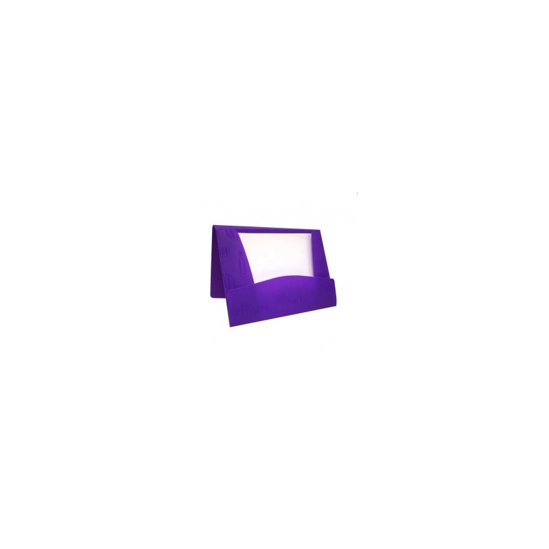 Folder Portadocumentos Polipropileno Morado Iclip Oxford 1 Pza 1/1 28733