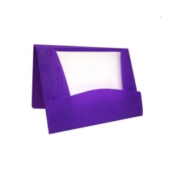 Folder Portadocumentos Polipropileno Morado Iclip Oxford 1 Pza 1/1 28733