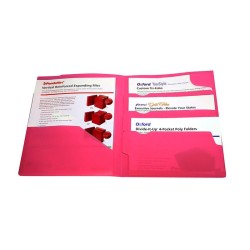 Folder de Polipropileno Rosado con 4 Divisiones Divide It Up 1/1 76743