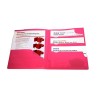 Folder de Polipropileno Rosado con 4 Divisiones Divide It Up 1/1 76743