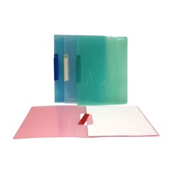Folder Plastico Transparente de Colores con Clip Oxford 1/1 61599
