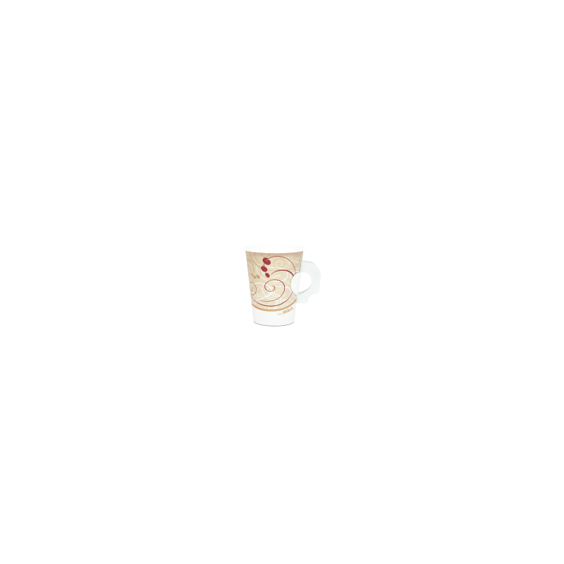 VASO DE CARTON ENCERADO CON OREJA No.8 SOLO CUPS 20/50 00330