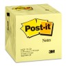 NOTAS ADHESIVAS POST IT AMARILLAS 76 MM X 76 mm  3M 27125