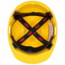 Casco de Polietileno 3M Suspension 4 Puntos Amarillo H-702-P 1/1 126879