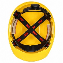 Casco de Polietileno 3M Suspension 4 Puntos Amarillo H-702R 1/1 126880