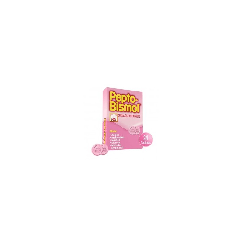 Pepto Bismol Tabletas Masticables 1/24 125803