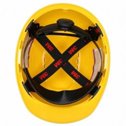 Casco de Polietileno 3M Suspension 4 Puntos Amarillo H-702V 1/1 126881